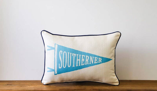 Southerner Pennant Piped Pillow