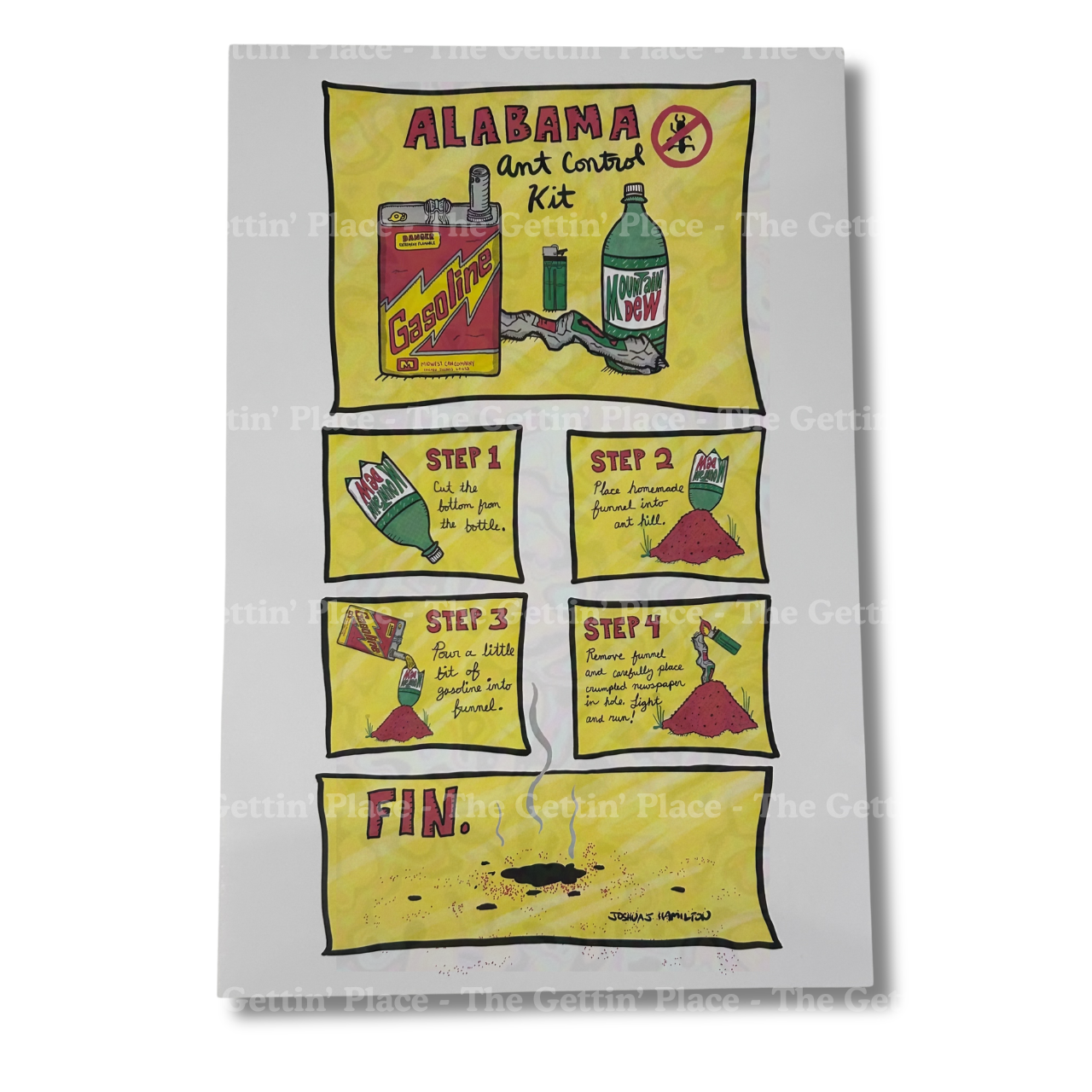 Alabama Ant Control Kit Print