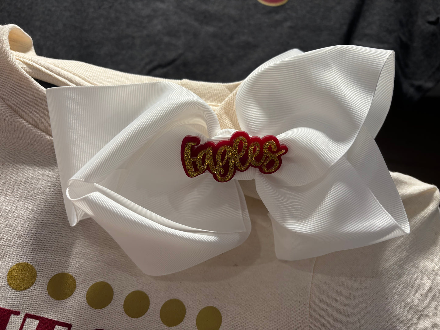Eagles Hair Bow