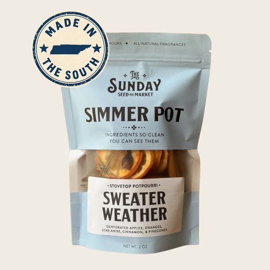 Sweater Weather Simmer Pot | Oranges Apples Pine
