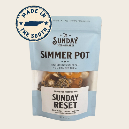 Sunday Reset Simmer Pot | Lemon Lavender Rosemary
