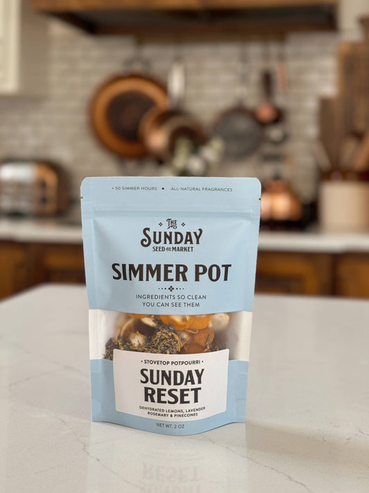 Sunday Reset Simmer Pot | Lemon Lavender Rosemary