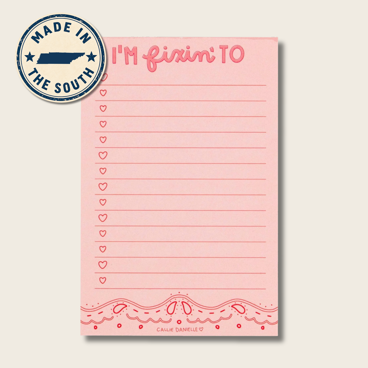I'm Fixin To Southern Notepad